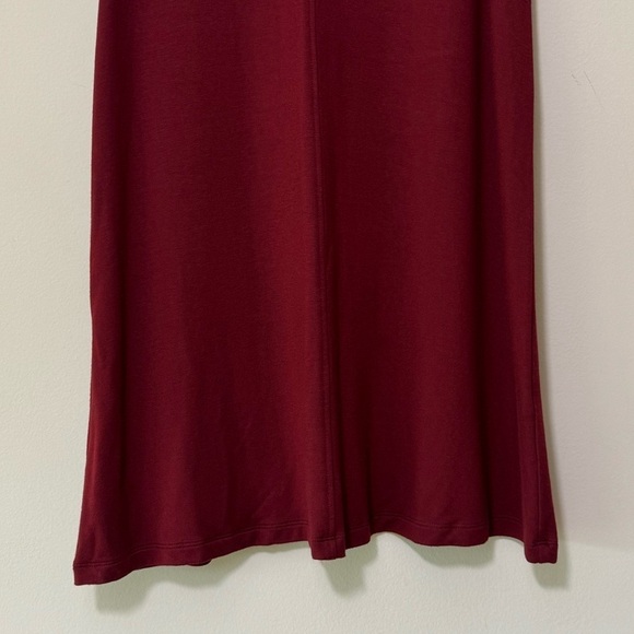 Flax Red Burgundy V Neck Tank Top Tunic Size Small - Picture 7 of 9